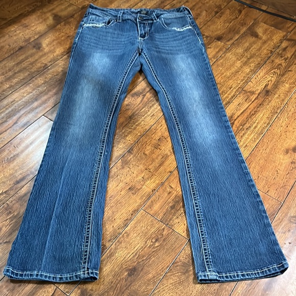 WIRED HEART 💜 BOOT CUT JEANS FROM CAVENDERS - Picture 2 of 6